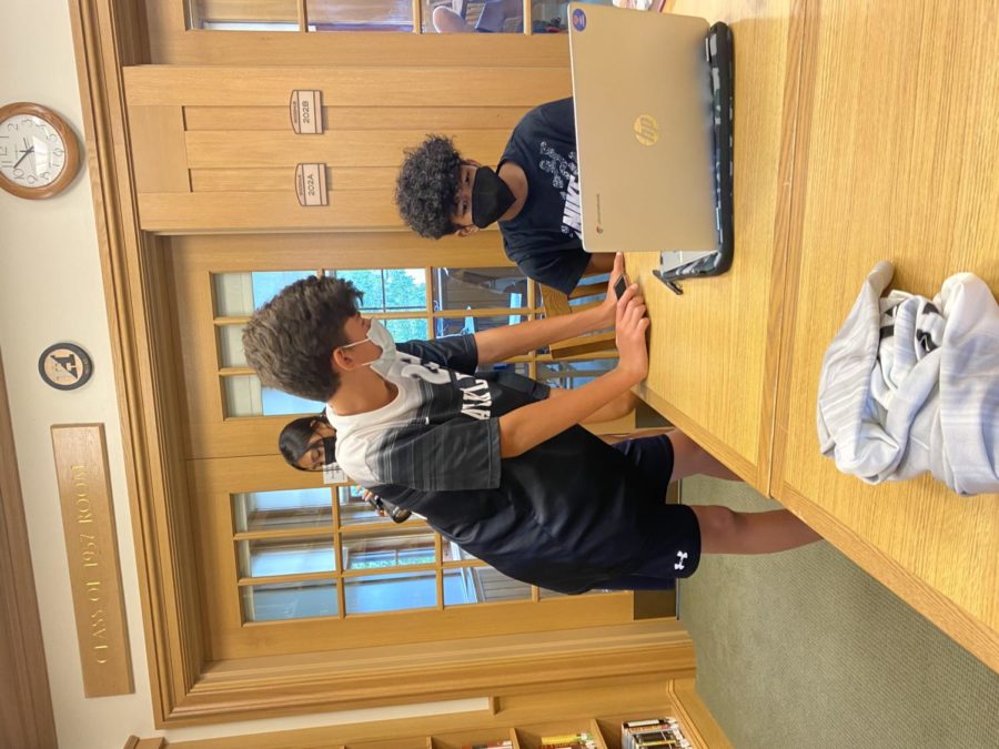 Freshmen Students Using Their Free Periods to be Studious and Responsible