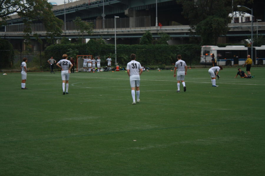 As a freshman, varsity center back Jack Perlman('25) steps up into a starting role for the injured Caleb Bae('24). 