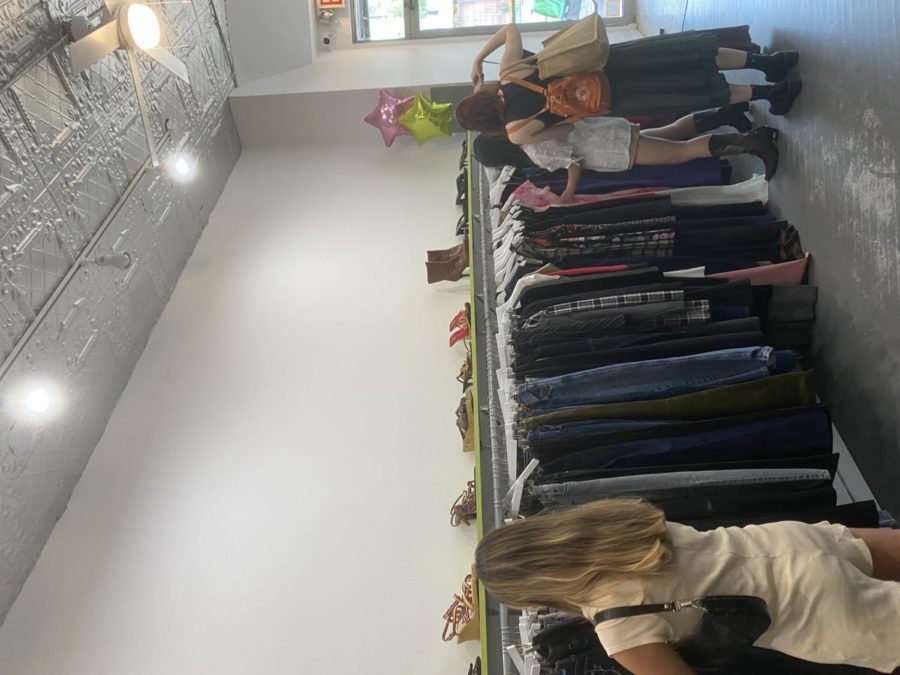 Tired Thrift is located in Brooklyn, NY. The store features many vintage and unique items.  Many of their items range from jeans to sweaters, and even accessories like purses, hats, and shoes. 