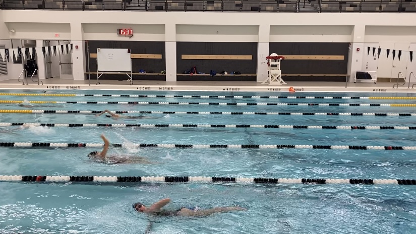 Hackley offers PE swimming from kindergarten to 4th grade, a swim team from 7th to 8th grade, and varsity swim from 9th to to 12th grade. Many swimmers on varsity are very experienced with swim, and have a great time at practice.