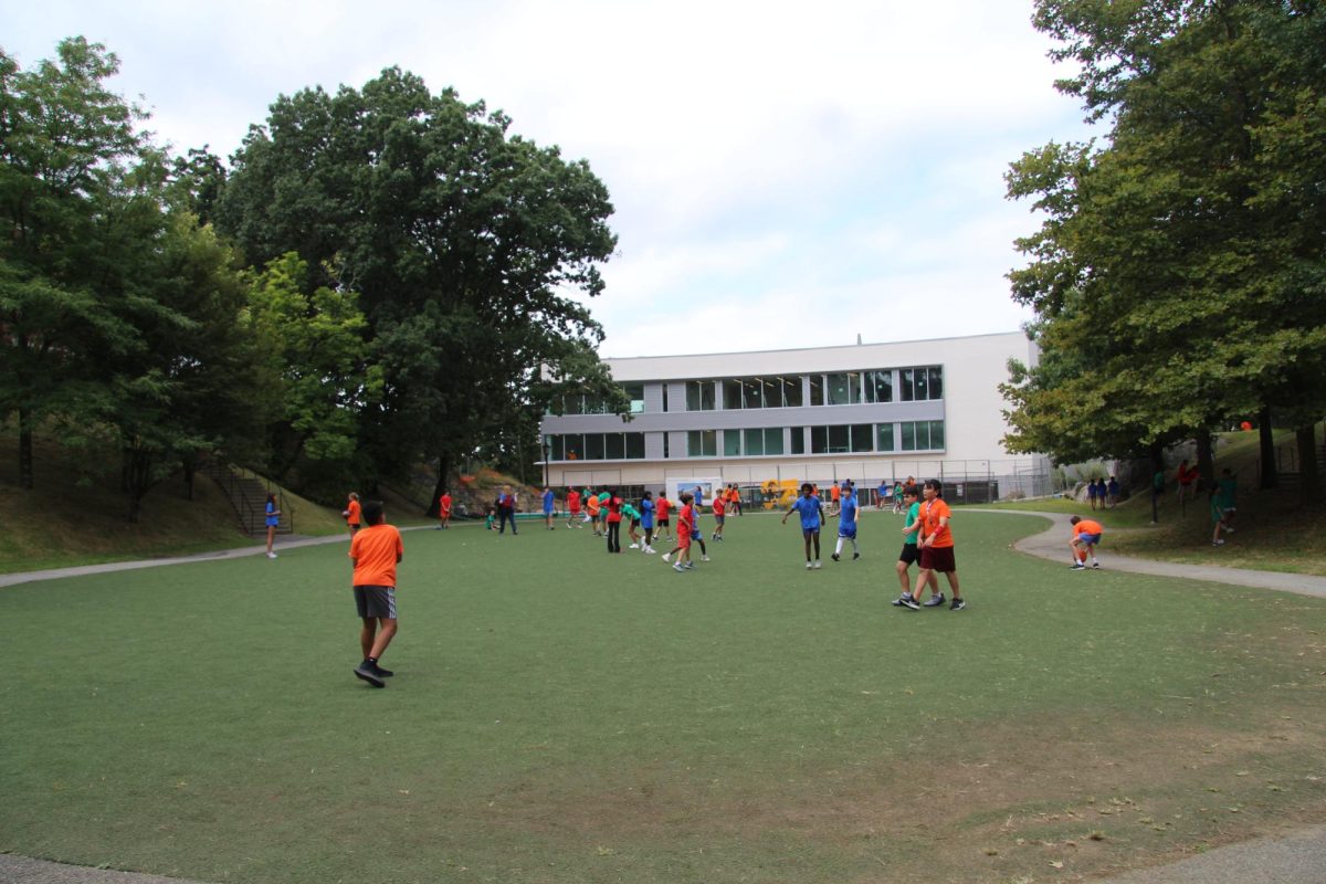 Hackley is filled with excitement when all the children are playing. Students love to run around and socialize. Hackley is a great place to meet new people