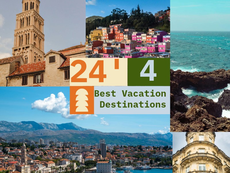 The 4 Favorite Vacation Destinations of 2024