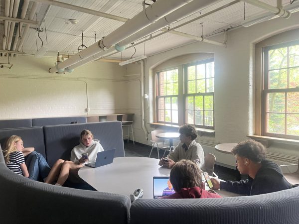 Students are spotted in the lounge relaxing and getting their work done or gaming. Students feel comfy and happy in the lounge, due to the comfortable seating. It is a very common place to find your friends sitting at.